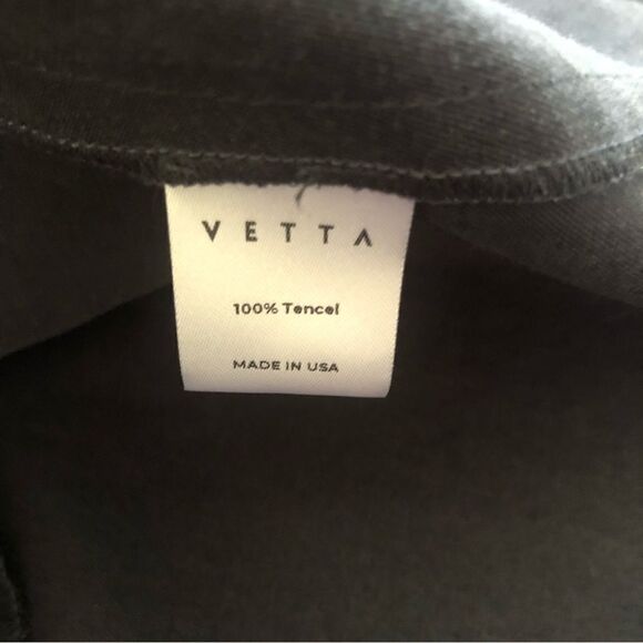 Vetta “The Short Wrap Dress” Tencel Black Size XS. NWT - Picture 11 of 12